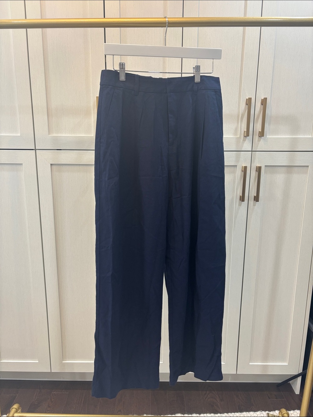 GAP Navy Wide-Leg Women's Trousers